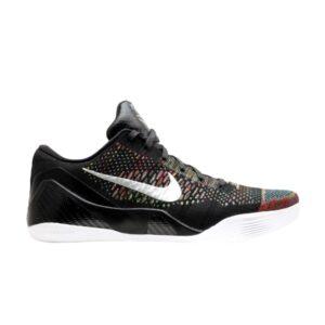 Nike Kobe 9 Premium HTM Milan Baskets multicolores noires Noir 698595 009