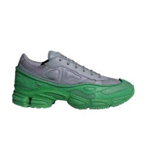 Raf Simons x adidas Ozweego Baskets vertes Blanc F34266