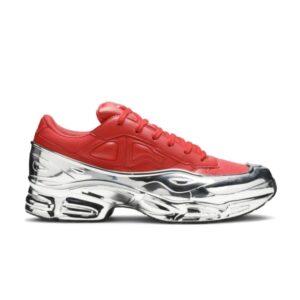 Baskets Raf Simons x adidas Ozweego Mirrored – Rouge Blanc EE7948