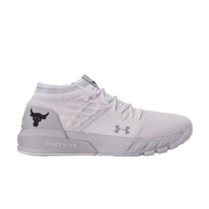 Under Armour Project Rock 2 Baskets blanches Noir 3022024 101