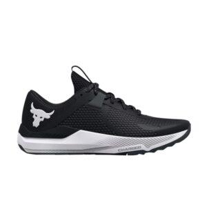 Under Armour Project Rock BSR 2 Noir Blanc Baskets Gris 3025081 001