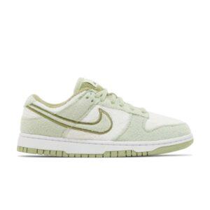 Femme Nike Dunk Low SE Fleece – Honeydew Noir DQ7579 300