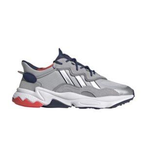 adidas Ozweego Argent Métallisé Tech Indigo Baskets Blanc FV9650