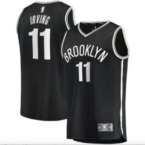 Maillot de basket-ball 2021-22 Brooklyn Nets #11 Kyrie Irving Fast Break Icon Maillot noir Noir 573231