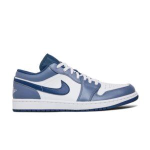 Air Jordan 1 Low Ashen Slate Baskets 553558 414