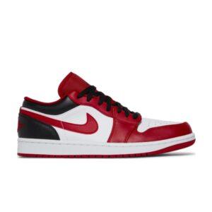 Air Jordan 1 Low Reverse Baskets à bout noir 553558 163