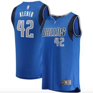 Maillot de basket-ball Dallas Mavericks # 42 Maxi Kleber Fast Break Team Color Icon Royal Jersey 585770