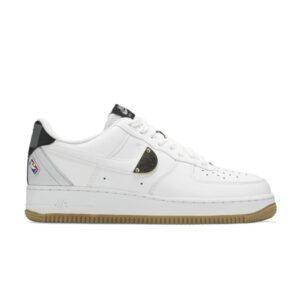 NBA x Nike Air Force 1 '07 LV8 Blanc Pure Platine Crème CT2298 100