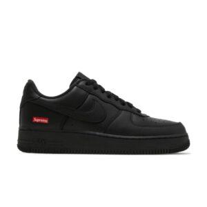 Supreme x Nike Air Force 1 Low Box Logo Noir CU9225 001