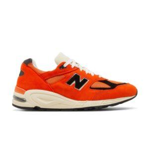 Baskets Teddy Santis x New Balance 990v2 Made in USA Marigold Green M990AI2