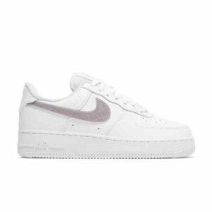 Femme Nike Air Force 1 Low Glitter Swoosh – Canyon Violet DH4407 102