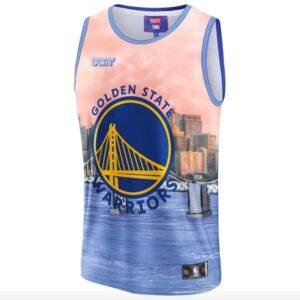 Golden State Warriors NBA & KidSuper Studios par Fanatics Hometown Maillot Bleu 597273