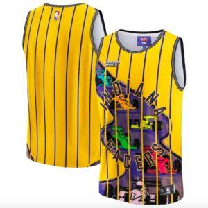 Indiana Pacers NBA & KidSuper Studios par Fanatics Hometown Maillot Or 602105