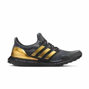 Pat Mahomes x adidas UltraBoost DNA Noir Or Baskets Vert H02868