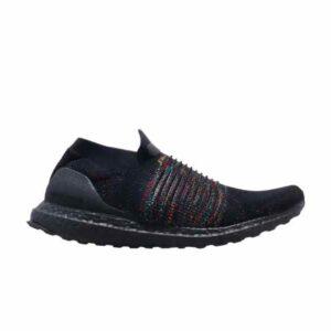 Baskets adidas UltraBoost Laceless noires multicolores B37685