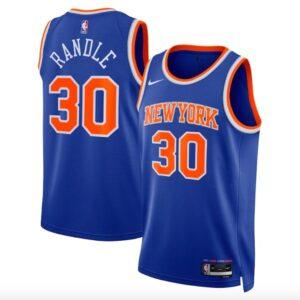 Maillot de basket-ball 2022-23 New York Knicks #30 Julius Randle Swingman Icon Blue Jersey 613249