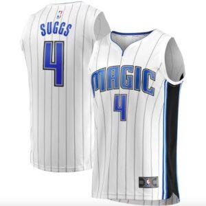 Maillot de basket-ball 2022-23 Orlando Magic #4 Jalen Suggs Fastbreak Association Maillot blanc 613457