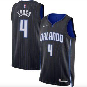 Maillot de basket-ball 2022-23 Orlando Magic #50 Jalen Suggs Swingman Icon Maillot noir 616687