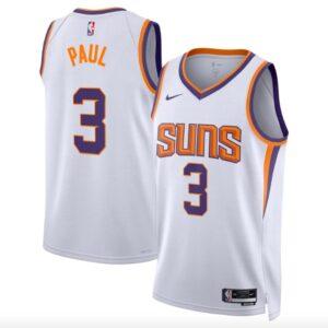 Maillot de basket-ball 2022-23 Phoenix Suns #3 Chris Paul Swingman Association Maillot blanc 620292