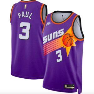 Maillot de basket-ball 2022-23 Phoenix Suns #3 Chris Paul Swingman Maillot violet classique 620268