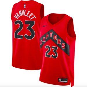 Maillot de basket-ball 2022-23 Toronto Raptors #23 Fred VanVleet Swingman Icon Maillot rouge 621261