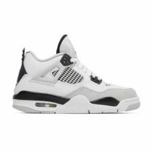 Air Jordan 4 Retro GS Militaire Noir 408452 111