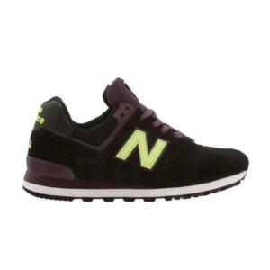 New Balance 574 Baskets Noir Vert US574BG
