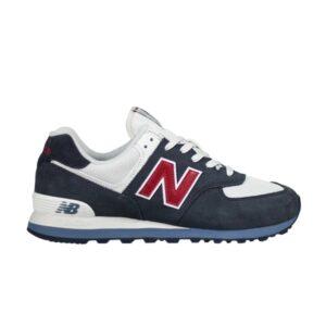 New Balance 574 Core Plus Baskets Rouge Marine Bleu ML574ESC