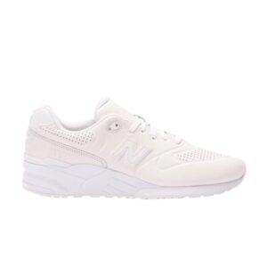 New Balance 999 Baskets triples blanches déconstruites des années 90 MRL999AH