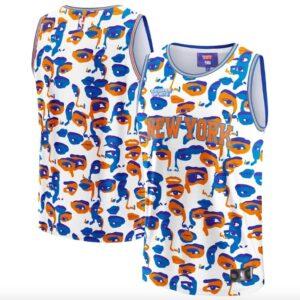 New York Knicks NBA & KidSuper Studios par Fanatics Maillot Blanc 613324