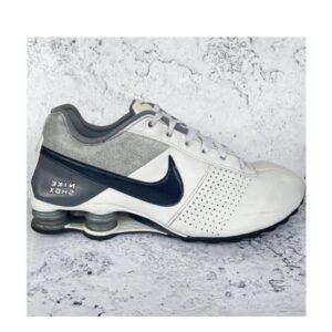 Nike Shox Deliver Blanc Gris Noir 317547 105