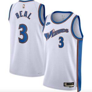 Maillot de basket-ball 2022-23 Washington Wizards #3 Bradley Beal Swingman Maillot blanc classique rouge 628798