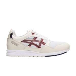 Baskets Asics Gel Saga Blanc Brisket Rouge 1191A233 100