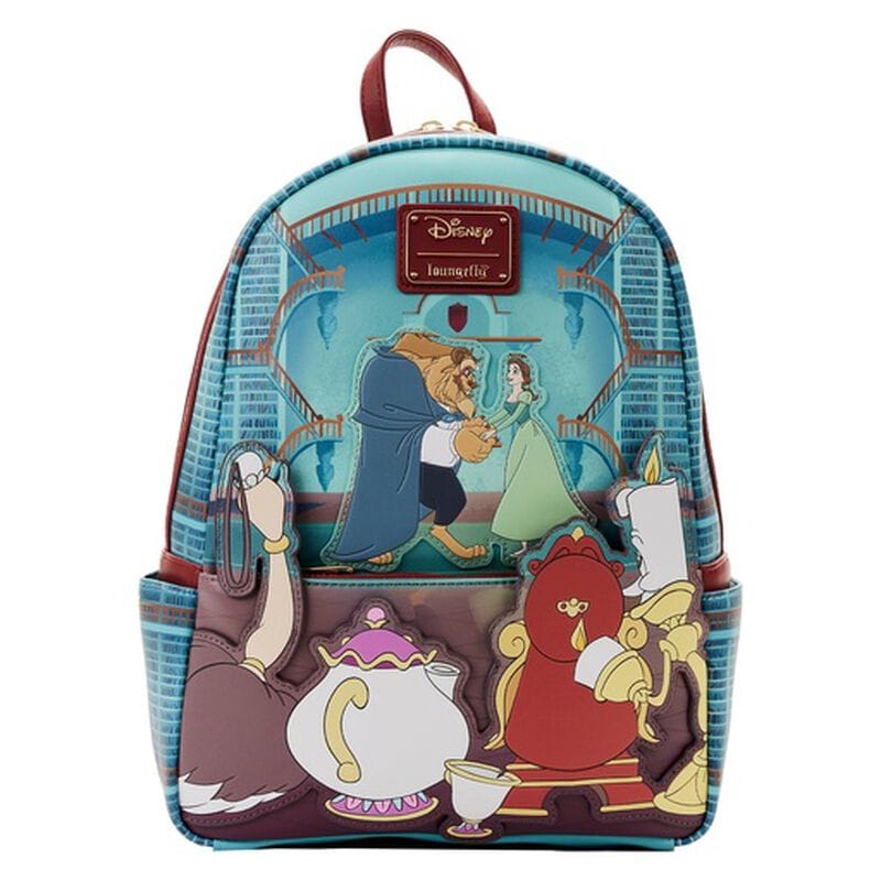 Sac à dos La Belle et la Bête Scène de cheminée Mini sac à dos 638164