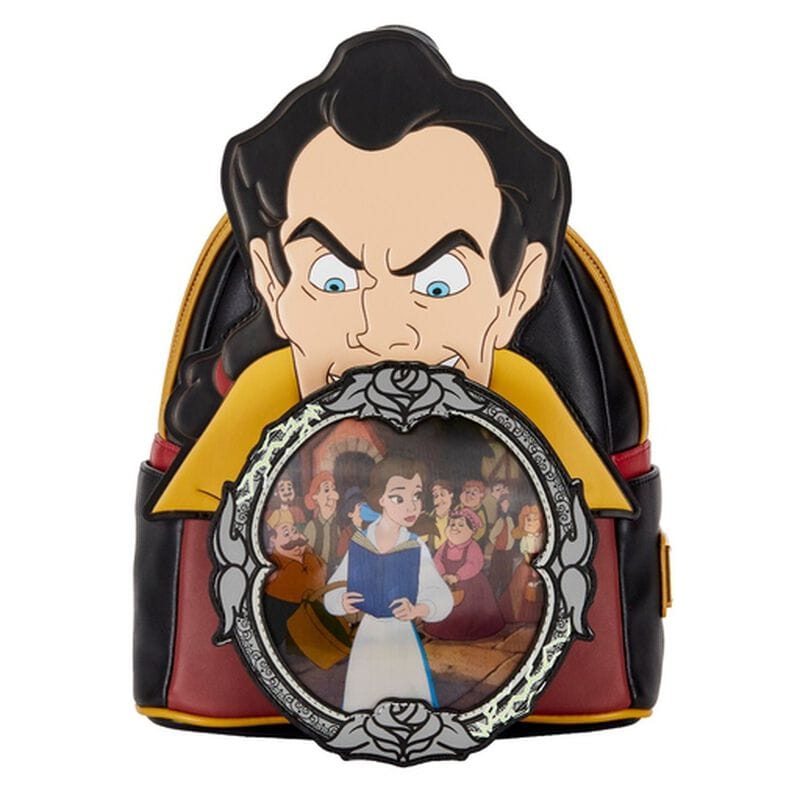 Sac à dos La Belle et la Bête Gaston Villains Scene Mini sac à dos rouge 640003
