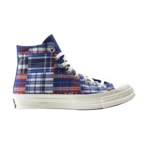 Converse Chuck 70 High Rush Bleu Baskets Orange 166849C