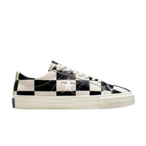 Baskets Converse One Star Low Warped Board – Blanc Noir 172352C