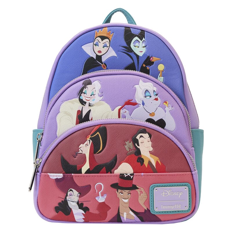 Sac à dos Disney Villains Color Block Triple Pocket Mini sac à dos 637270