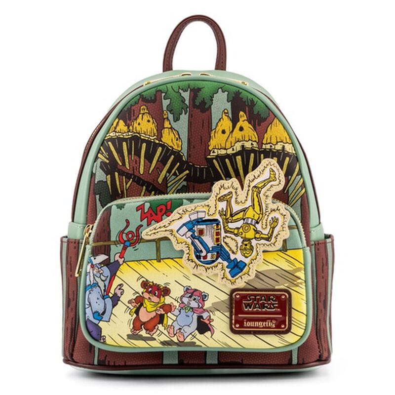 Sac à dos Ewoks et droïdes qui brillent dans le noir, mini sac à dos 636604
