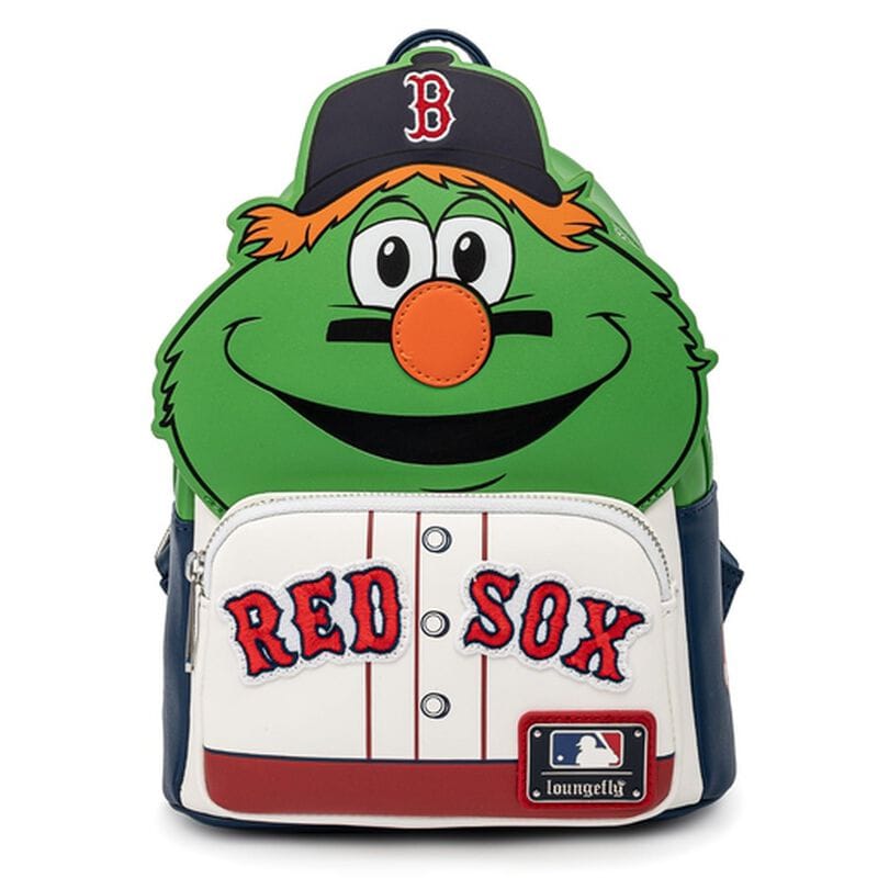 Sac à dos MLB Boston Red Sox Wally le monstre vert Cosplay Mini sac à dos blanc 634157