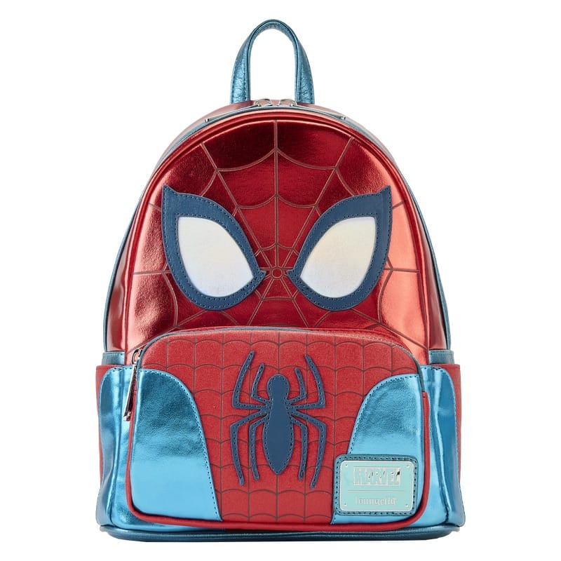 Sac à dos Marvel Metallic Spider-Man Cosplay Mini sac à dos blanc 636071