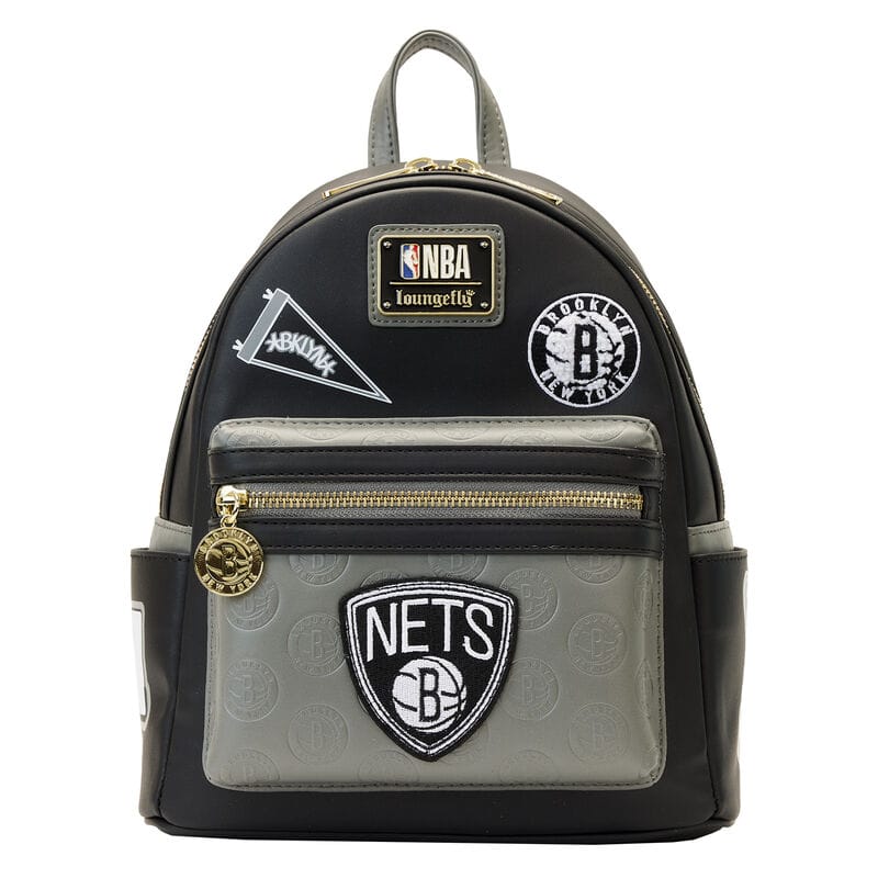 Sac à dos NBA Brooklyn Nets Patch Icons Mini sac à dos noir 631180