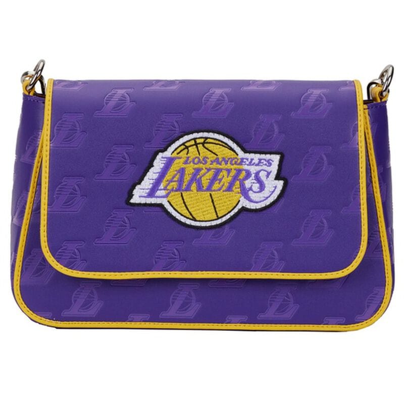 Sac à bandoulière avec logo NBA Los Angeles Lakers Blanc 633527