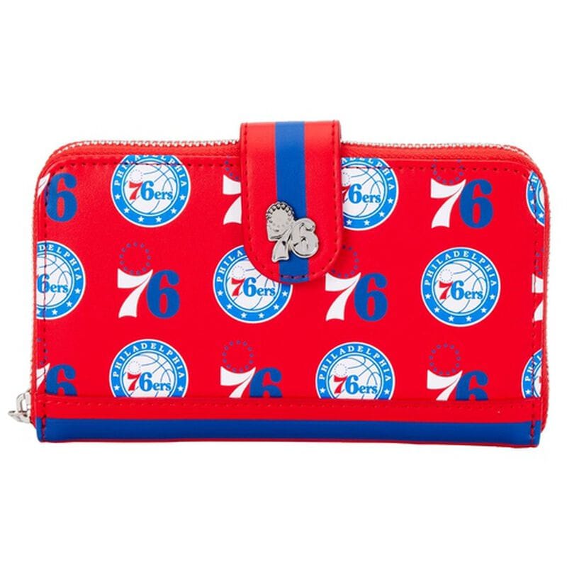 Portefeuille zippé avec logo NBA Philadelphia 76ers 632813