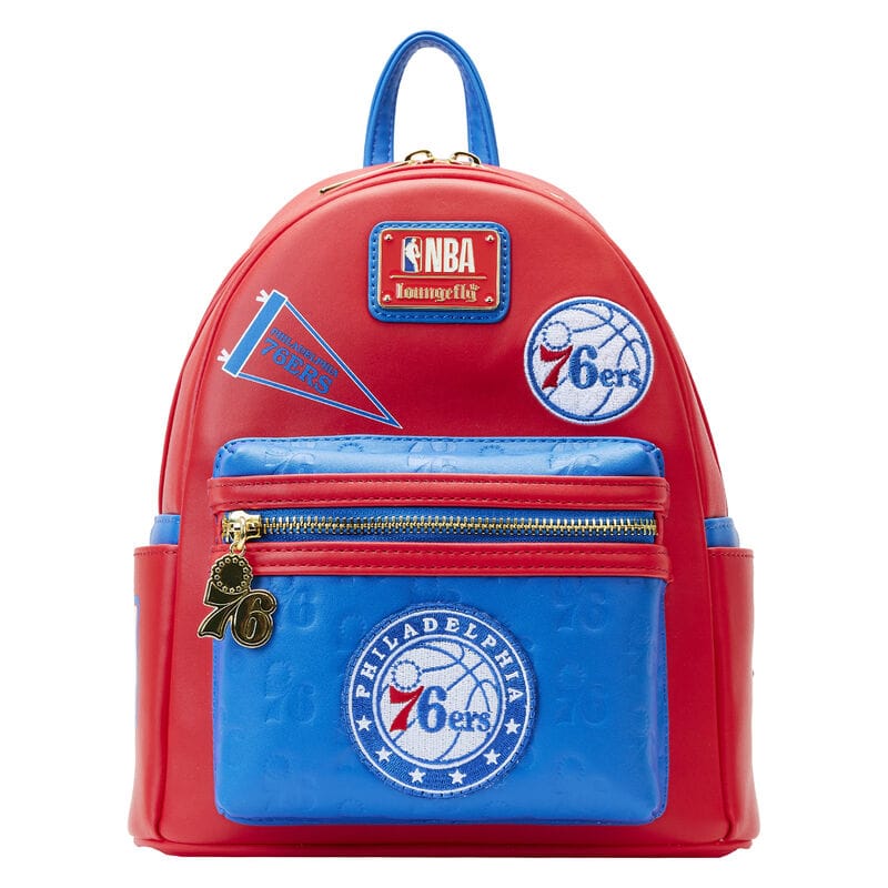 Sac à dos NBA Philadelphia 76ers Patch Icons Mini sac à dos rose 631394
