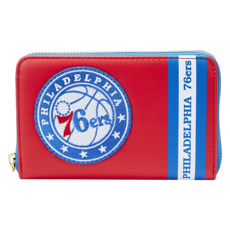 NBA Philadelphia 76ers Patch Icons Portefeuille zippé Orange 631653