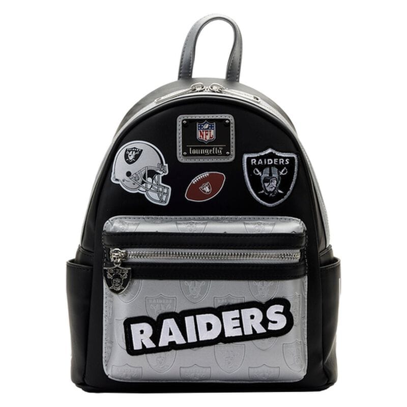 Mini sac à dos avec patchs NFL Las Vegas Raiders 635376