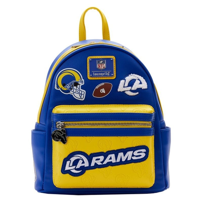 Mini sac à dos avec patchs NFL Los Angeles Rams 634171