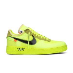 Off-White x Nike Air Force 1 Low Volt Baskets Blanc AO4606 700