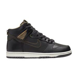 Pawnshop x Nike Dunk High SB Old Soul Special Box Noir/Noir/Or métallique FJ0445 001